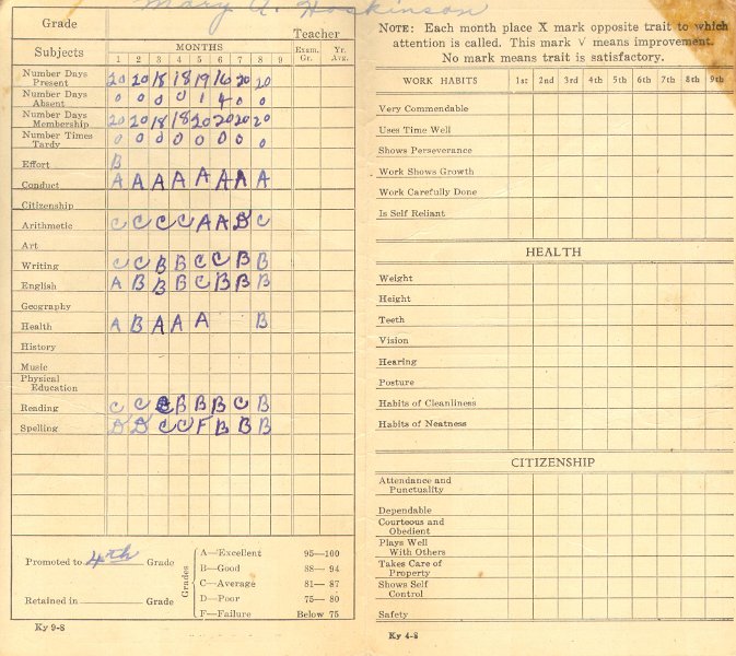 DorisAllenReportCard110